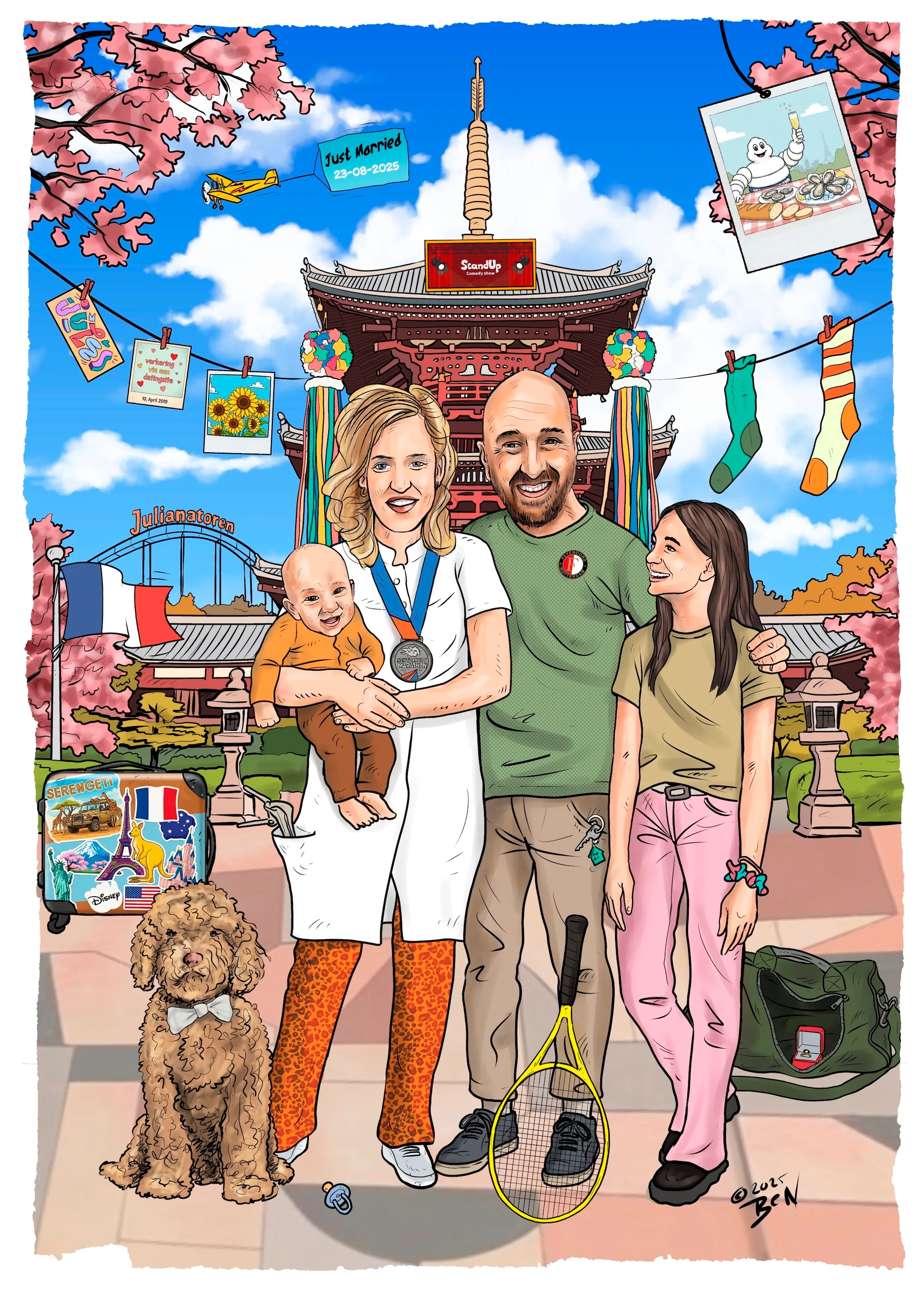 Illustratie door Ben Art Work — voorbeeld 14
