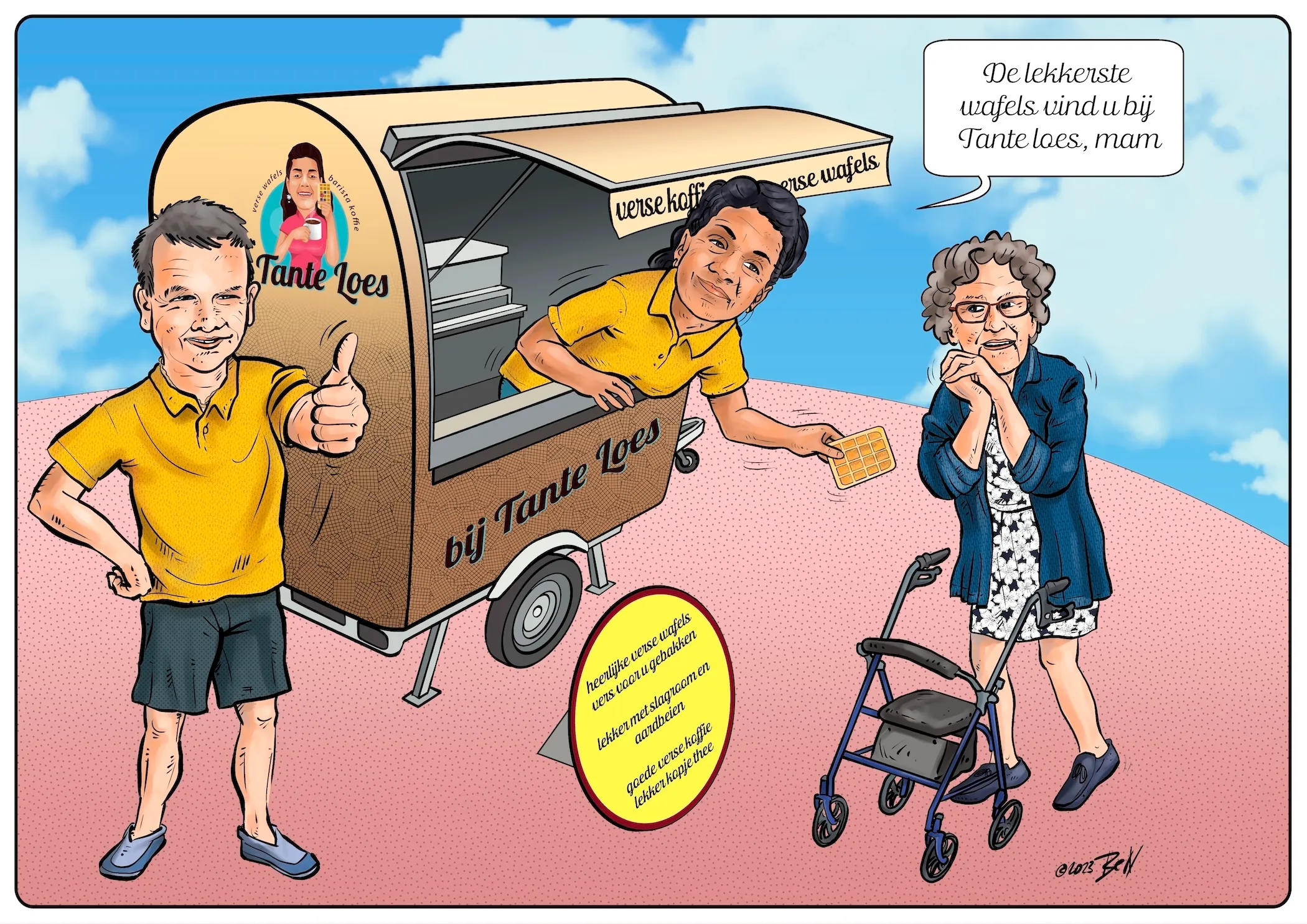 Illustratie door Ben Art Work — voorbeeld 15