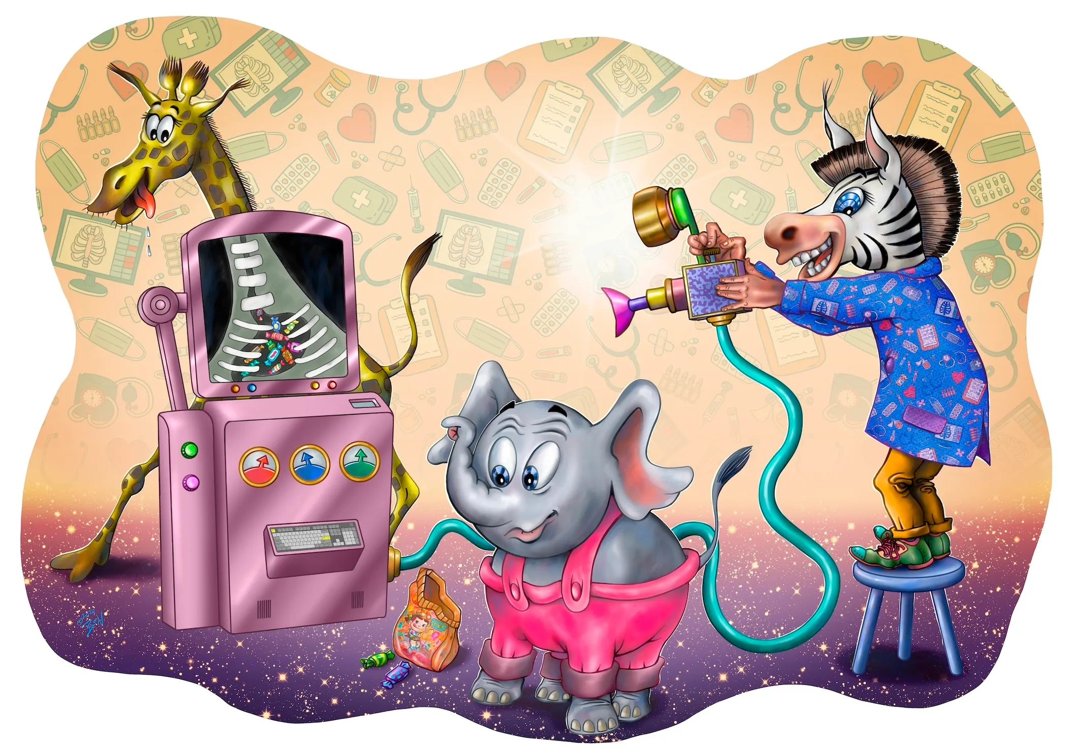 Illustratie door Ben Art Work — voorbeeld 36